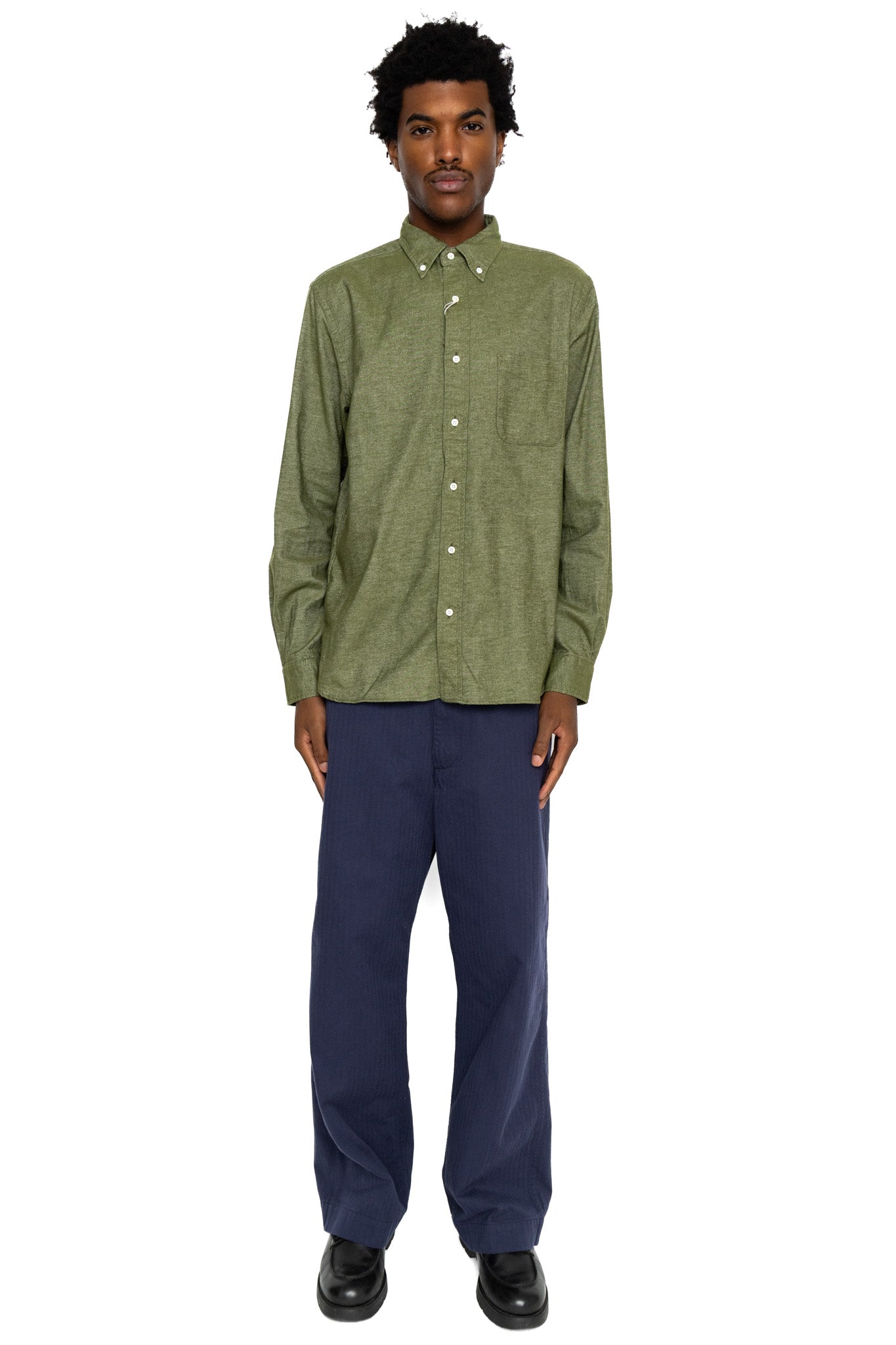 B.D. Solid Flannel - Olive