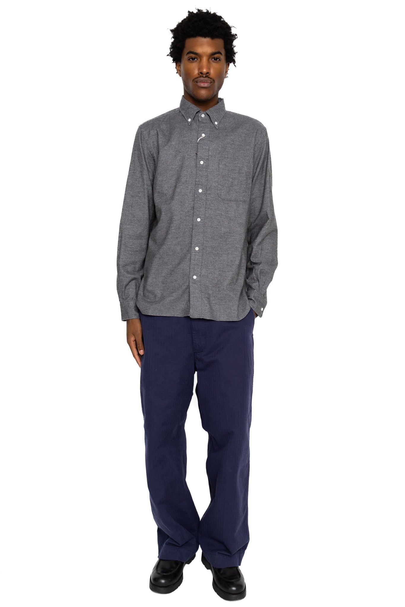 B.D. Solid Flannel - Grey