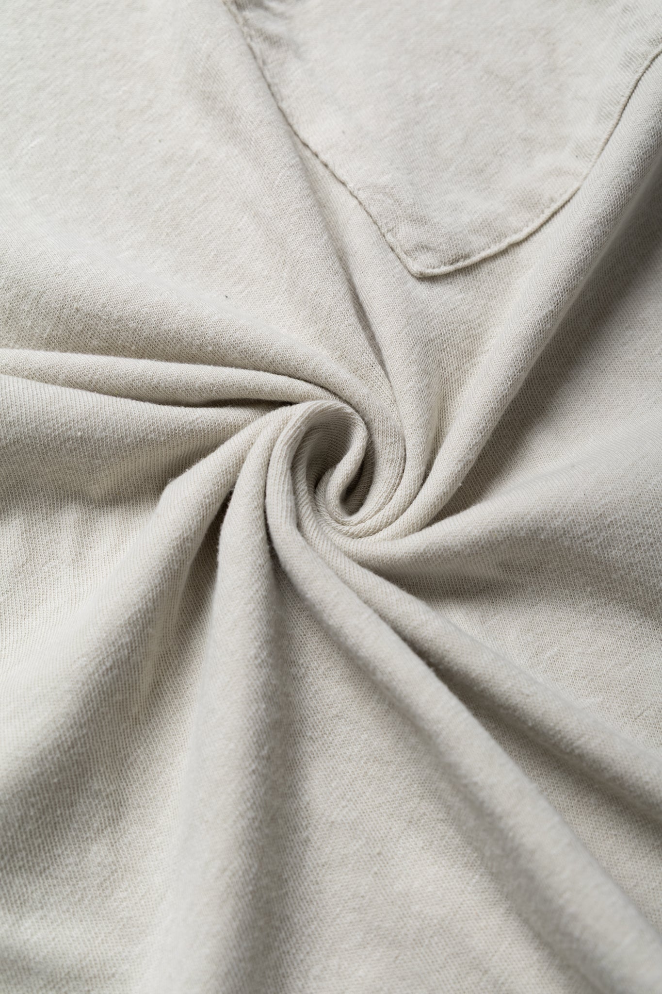 Gauze Jersey Pocket T - Ivory