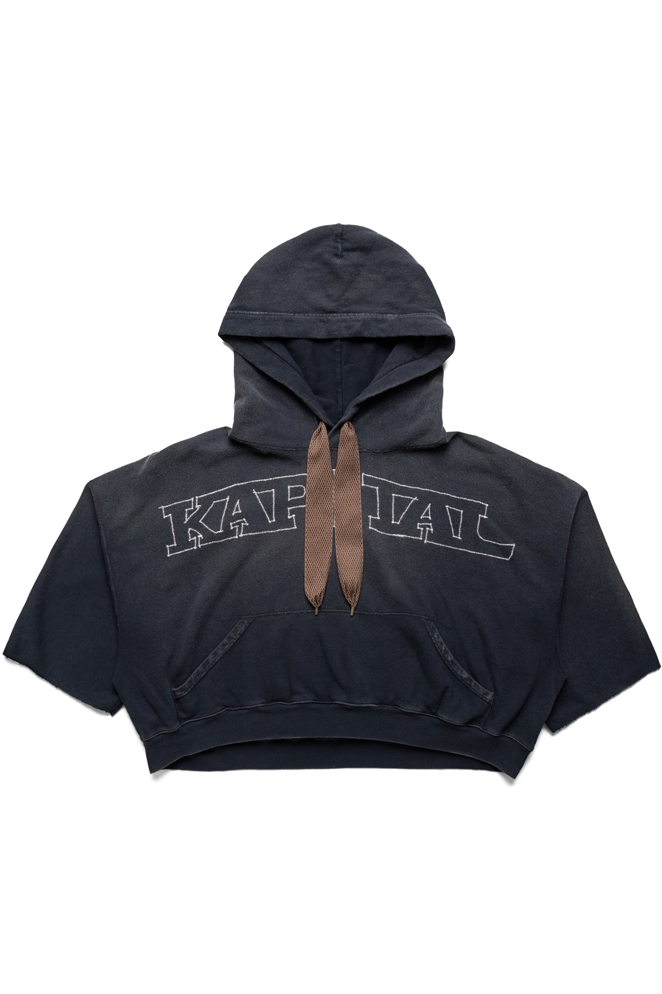 SWT Knit DEVIL Hoodie (KAPITAL Embroidery) - Black