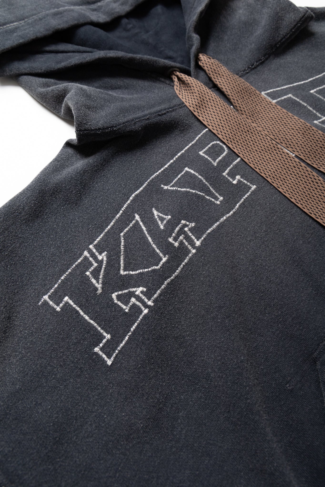 SWT Knit DEVIL Hoodie (KAPITAL Embroidery) - Black