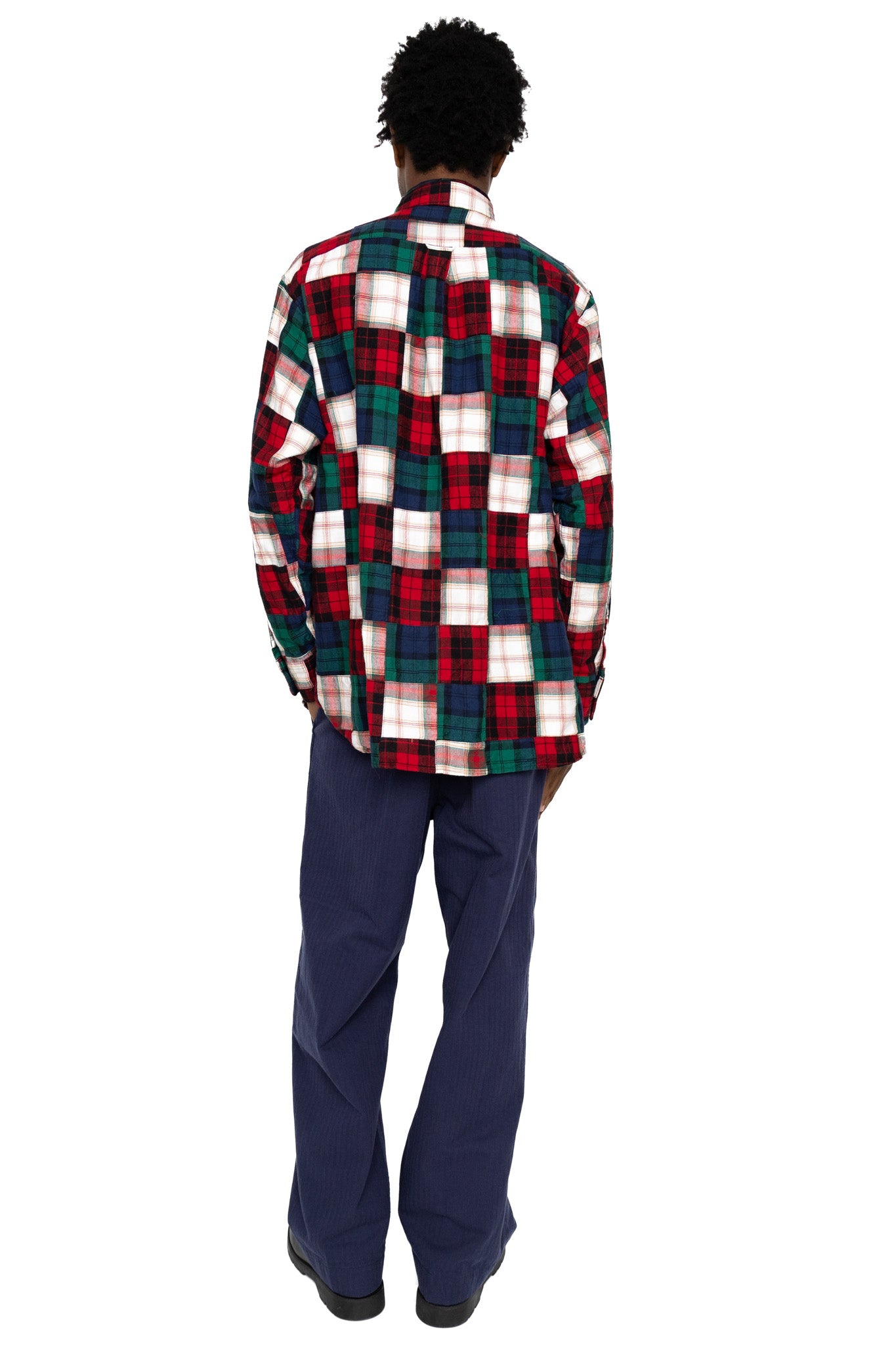 B.D. Classic-Fit Indian Flannel Patchwork