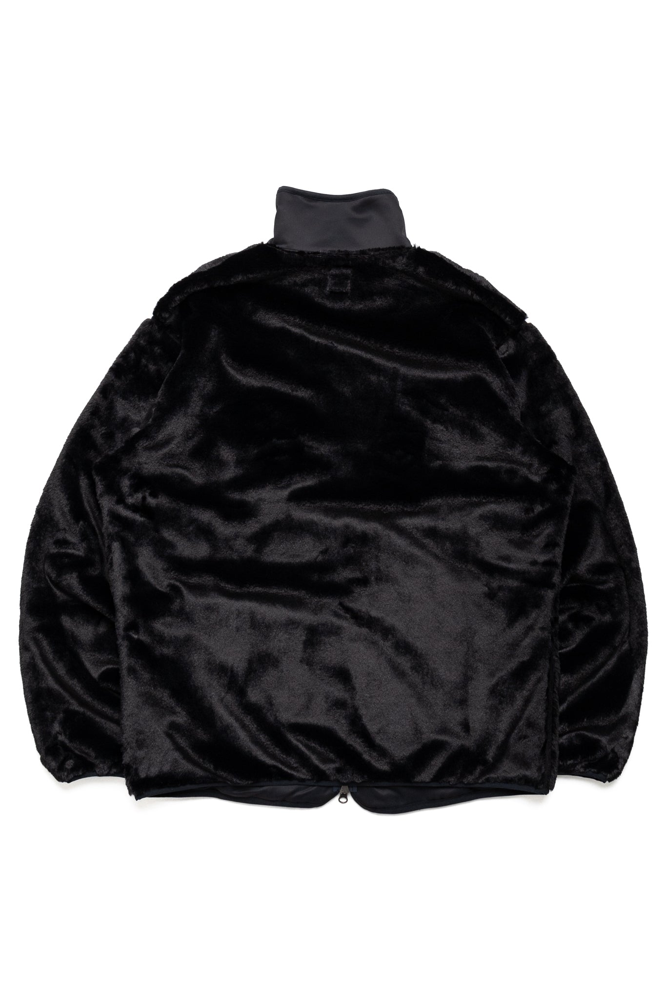 Piping Jacket Micro Fur - Black