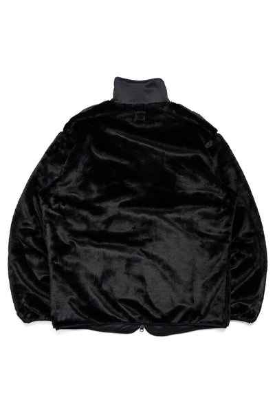 Piping Jacket Micro Fur - Black
