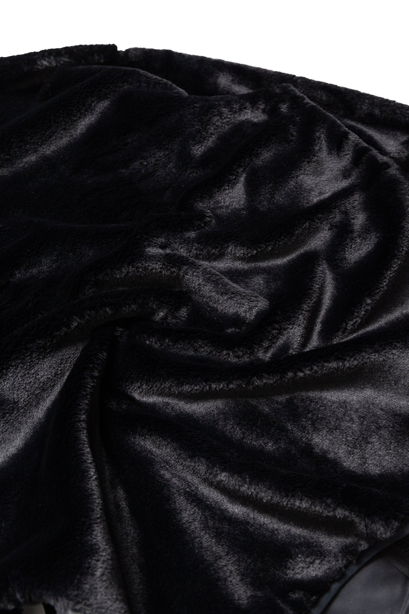 Piping Jacket Micro Fur - Black