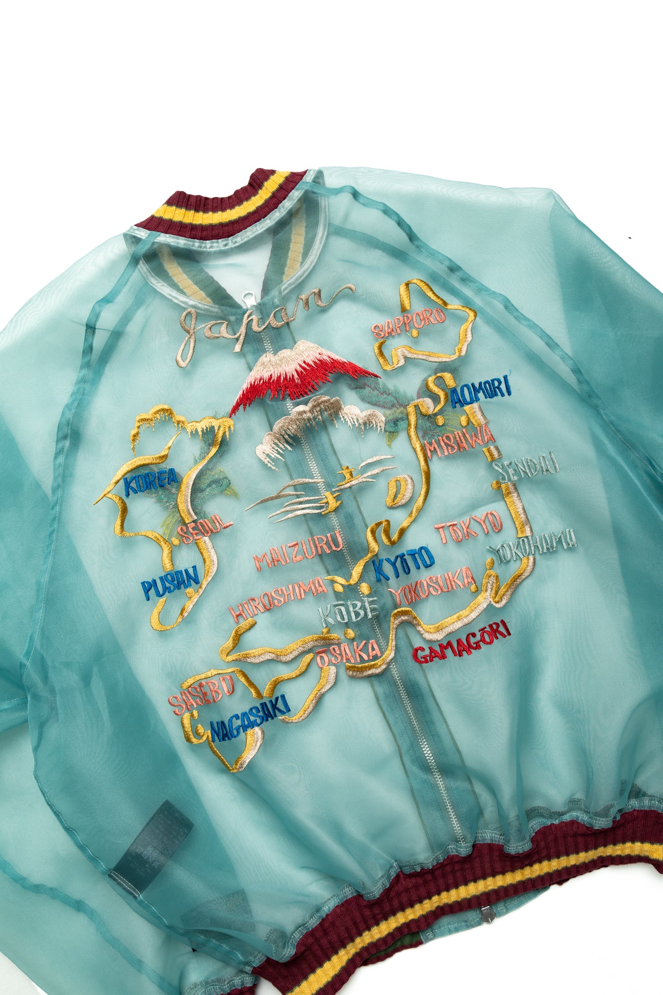 Sheer Pearl Souvenir JKT (JAPAN) - Moss Green
