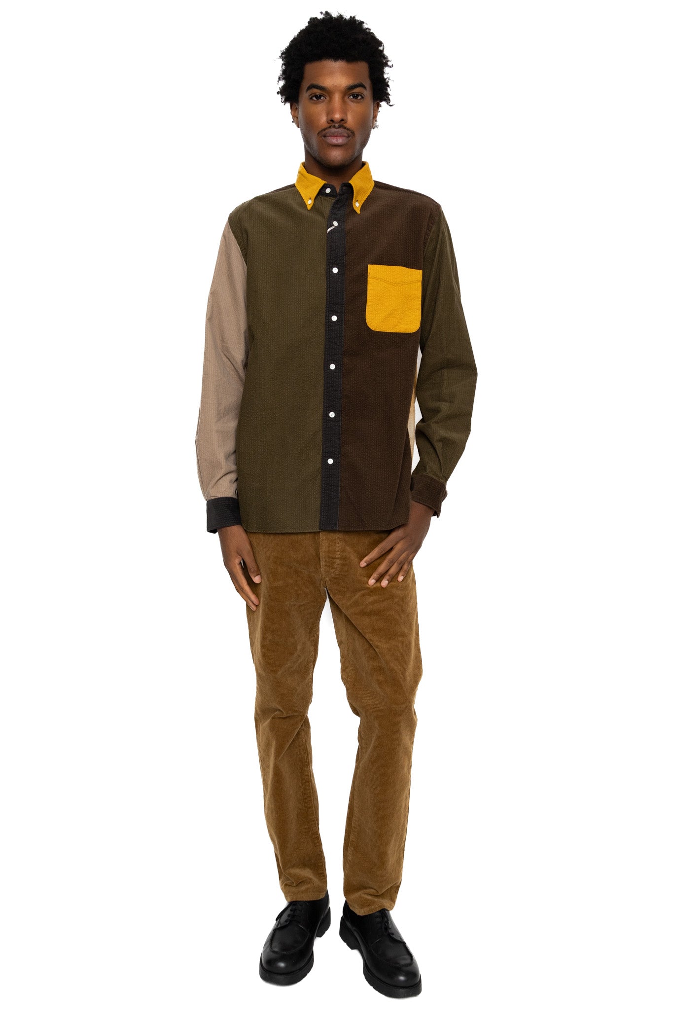 B.D. Corduroy Panel - Yellow
