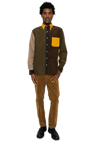 B.D. Corduroy Panel - Yellow