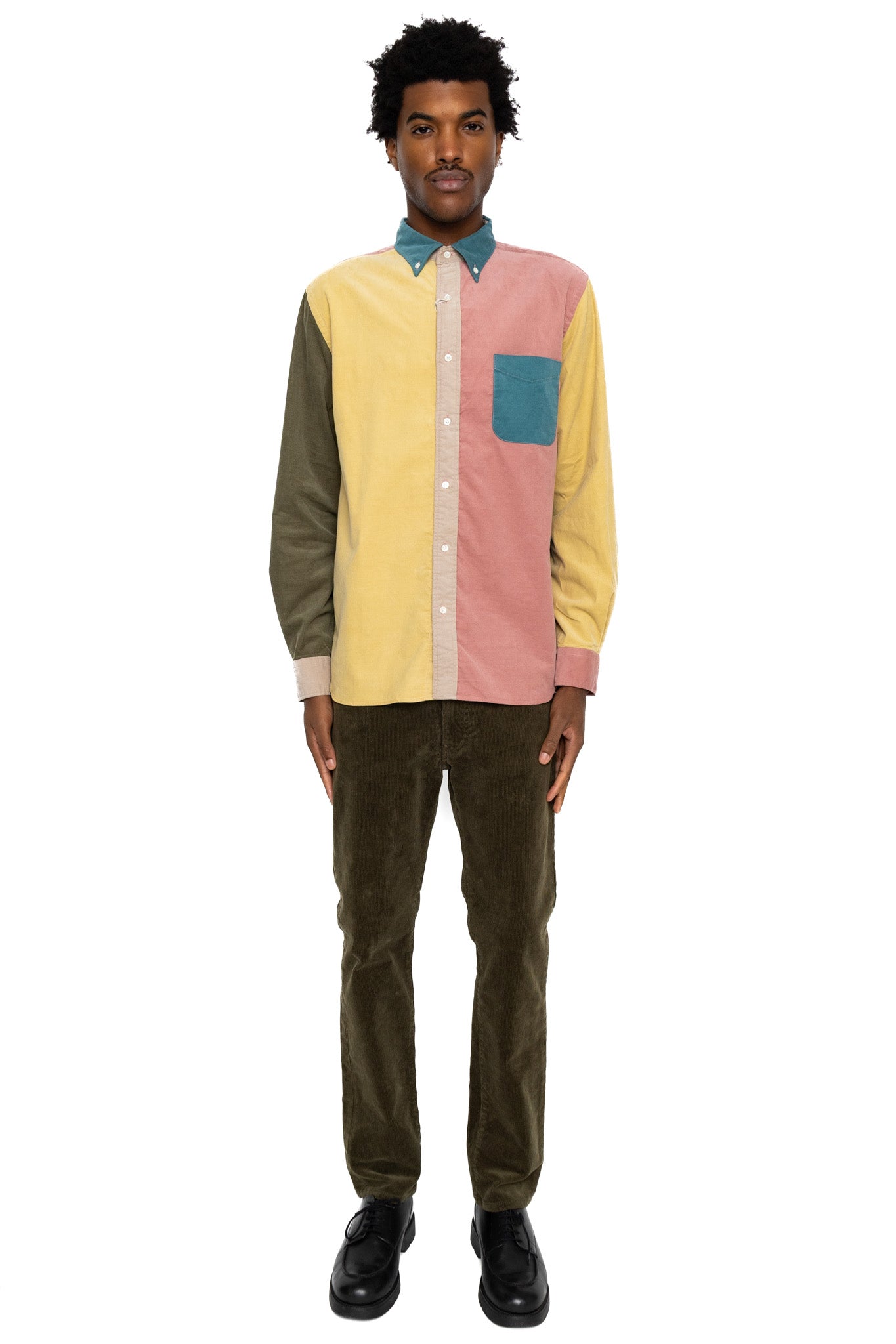 B.D. Corduroy Panel - Green