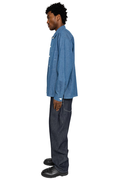 Task Shirt/Jacket - Light Blue Indigo