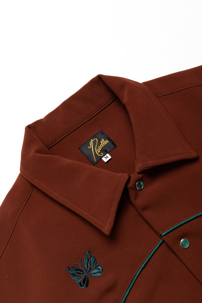 Piping Cowboy Jac PE/PU Double Cloth - Brown