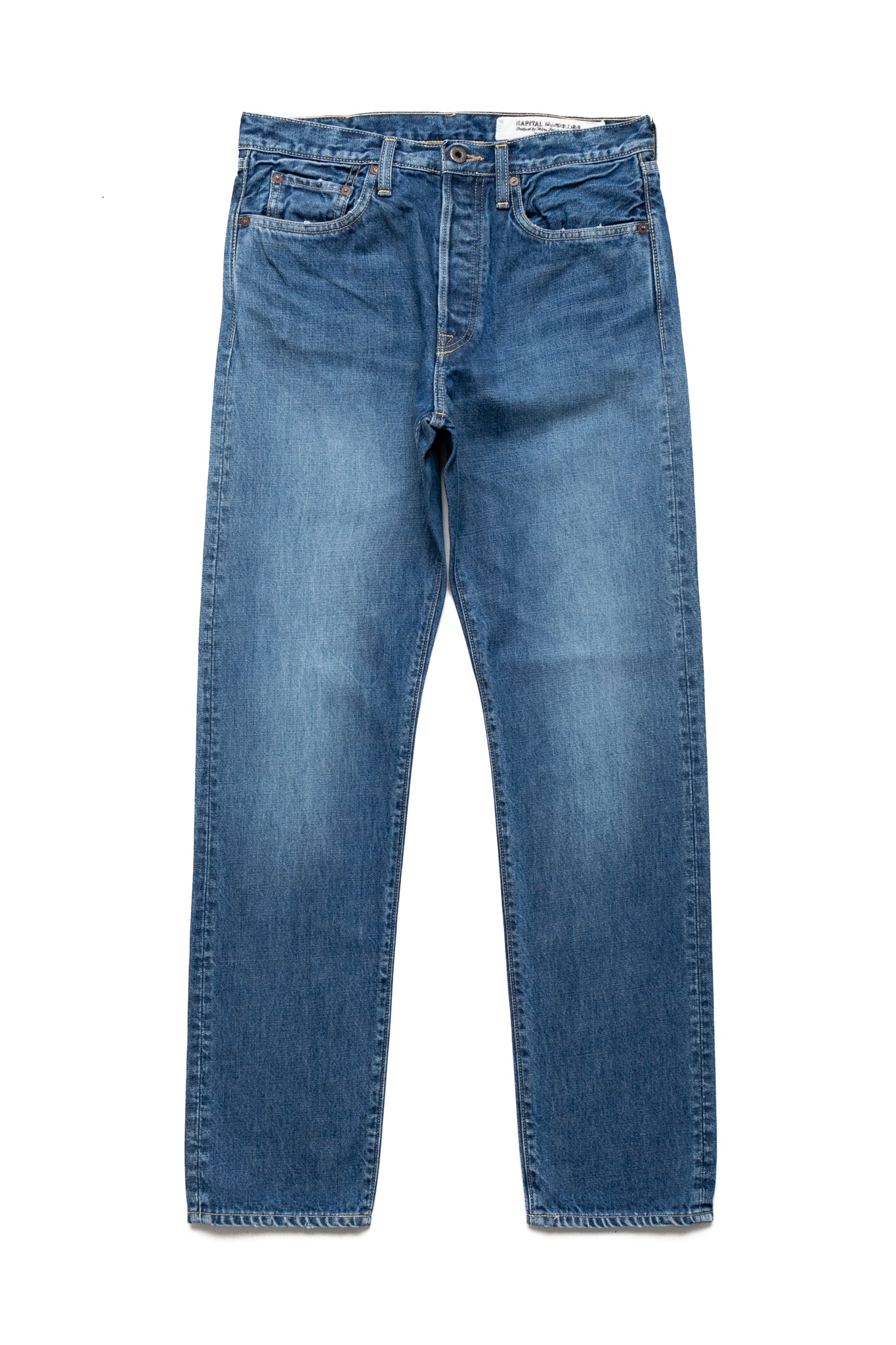 13.5oz Denim 5P MONKEY CISCO - Mid Tone