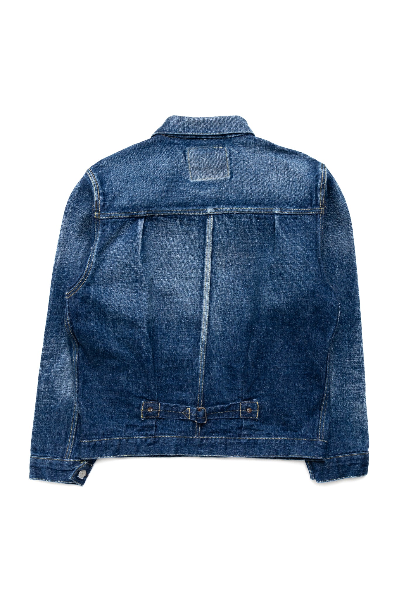 2107TSRHW-BIG Denim Jacket With T-Back Super Rough - Blue in Green Exclusive