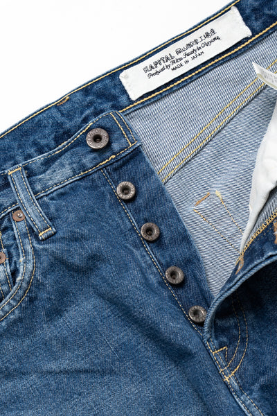 13.5oz Denim 5P MONKEY CISCO - Mid Tone