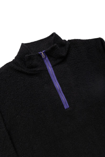 Half-Zip Pullover - Black