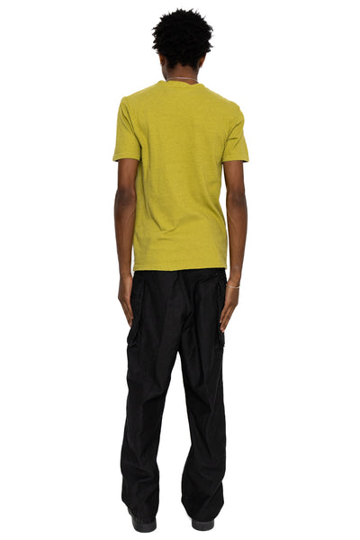 Gauze Jersey Pocket T - Yellow Green