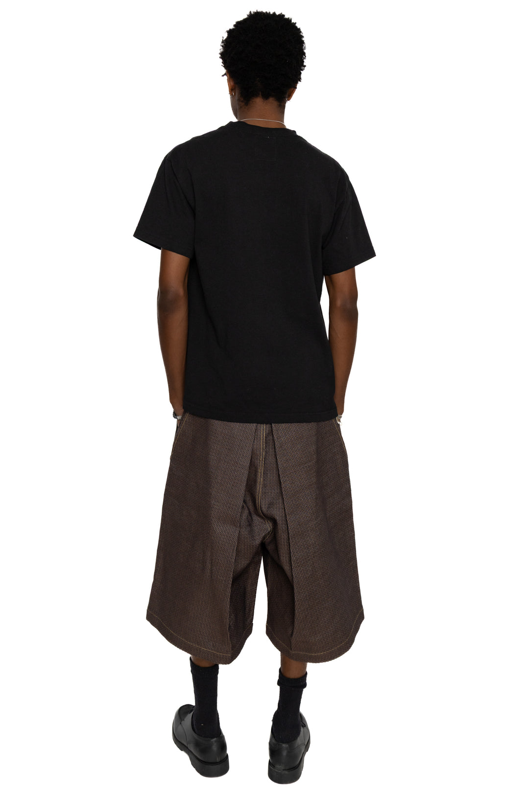 Kapital Century Denim KOME-KOME Jorts (Shallow) - Kakishibu (N5S