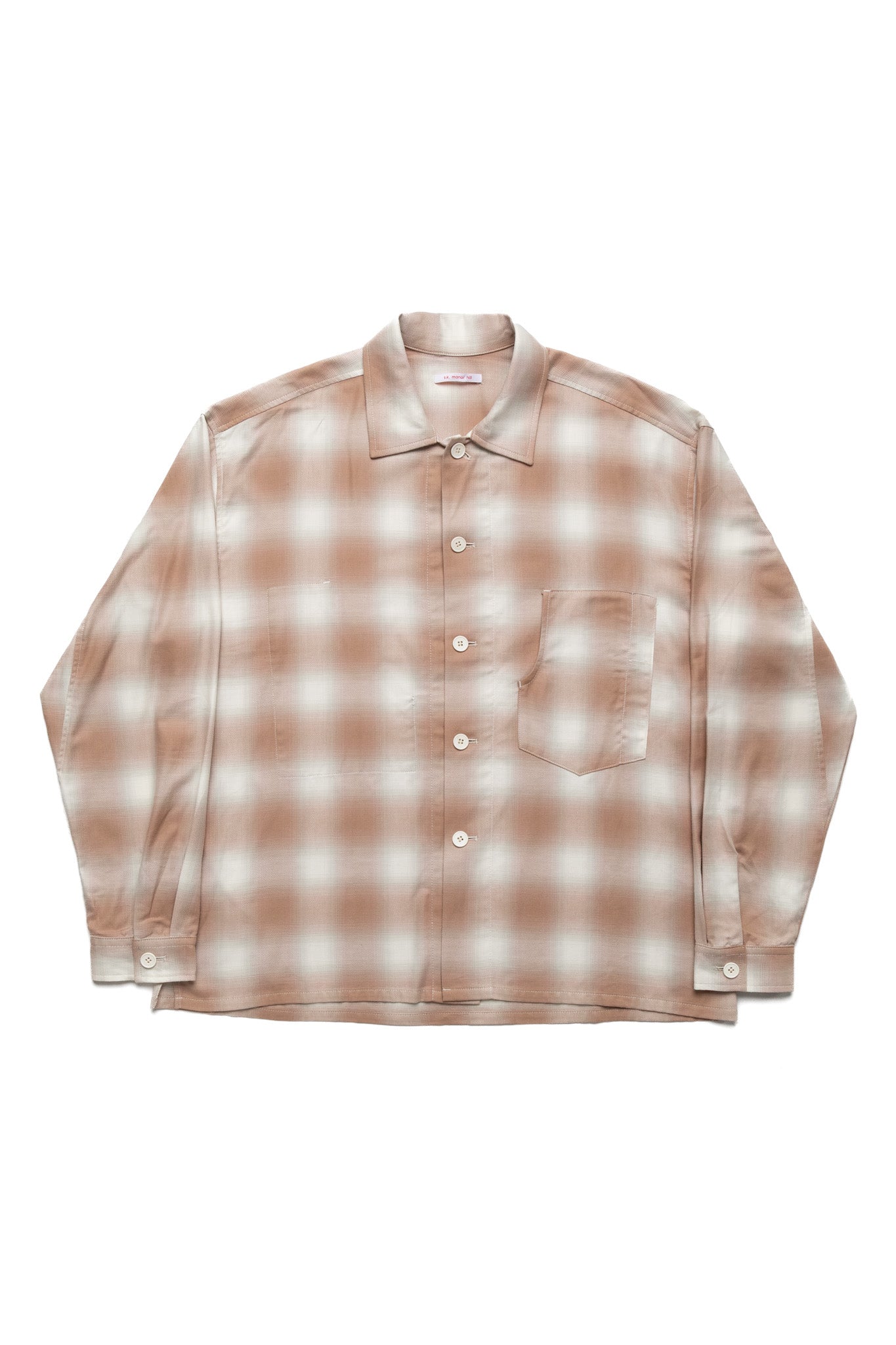 Task Shirt/Jacket - Pink/Sand Plaid