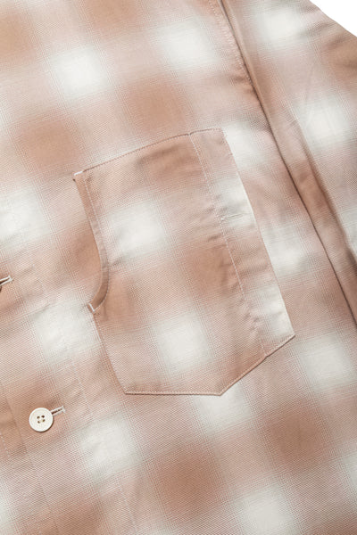 Task Shirt/Jacket - Pink/Sand Plaid