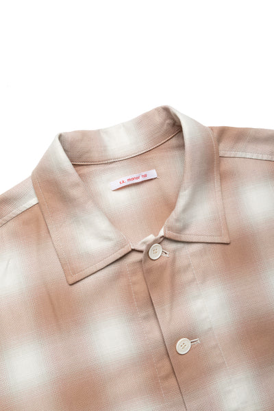 Task Shirt/Jacket - Pink/Sand Plaid