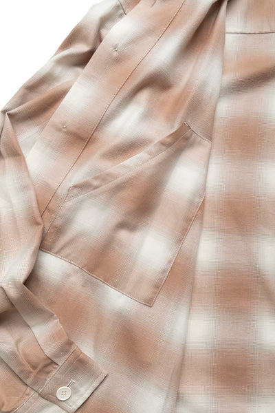 Task Shirt/Jacket - Pink/Sand Plaid
