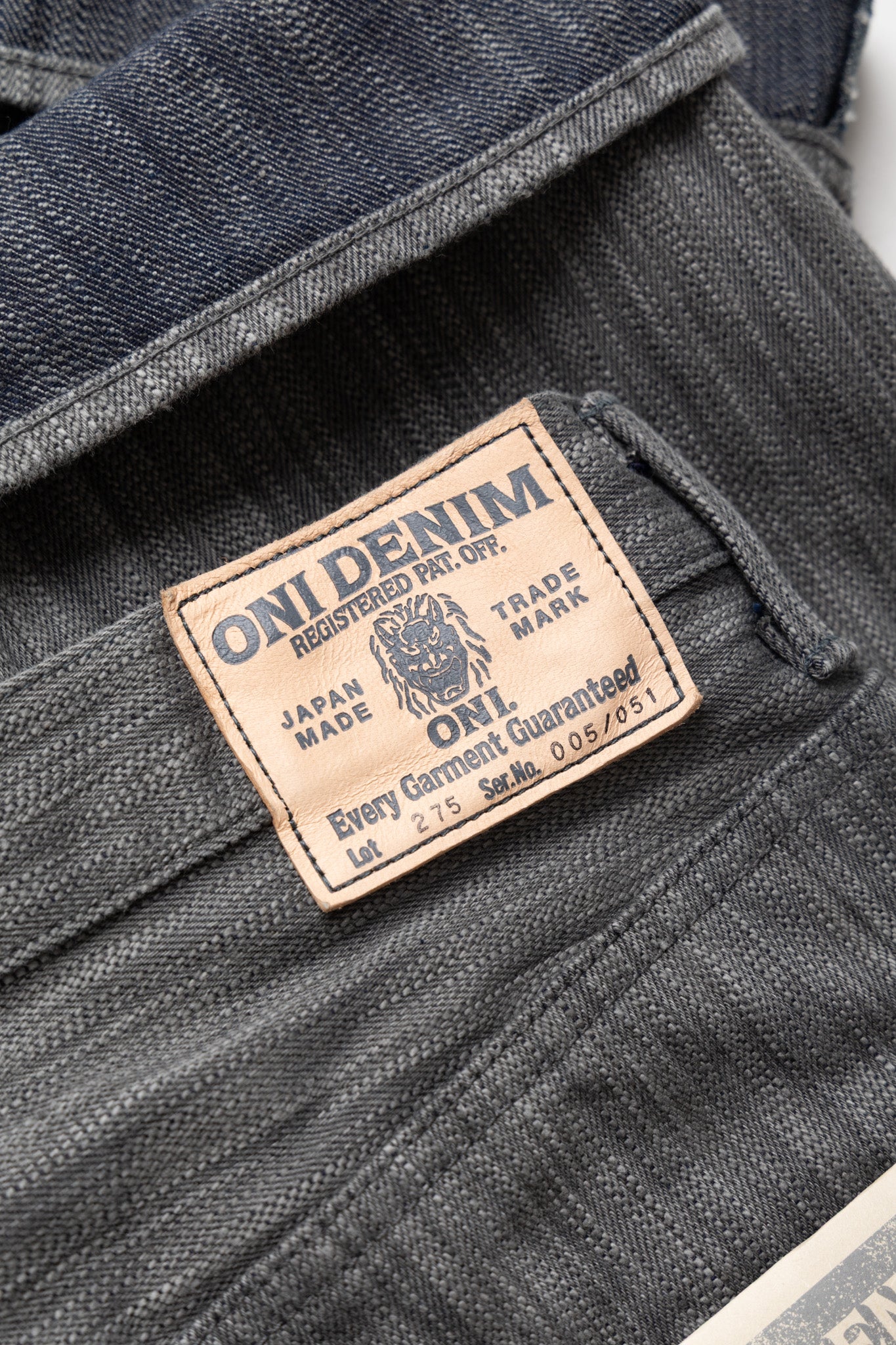 275 Awa Sumi x Awa Shoai 20oz Regular Straight