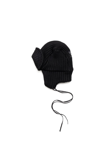 Bomber Cap W/A Knit - Black