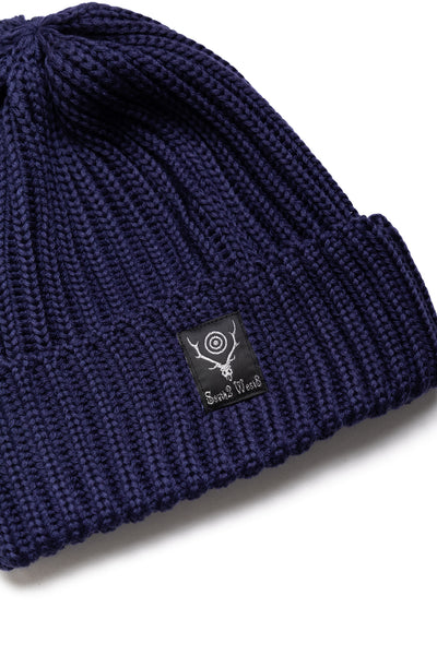 Watch Cap W/A Knit - Purple