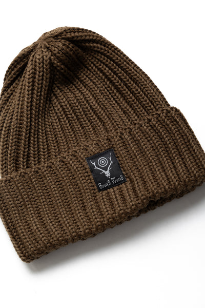 Watch Cap W/A Knit - Mocha