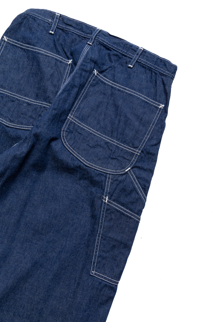 Orslow Wide Fit 30's Painter Pants Denim - One Wash – BLUE IN