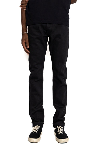 13oz Stretch Denim Relaxed Tapered - Double Black