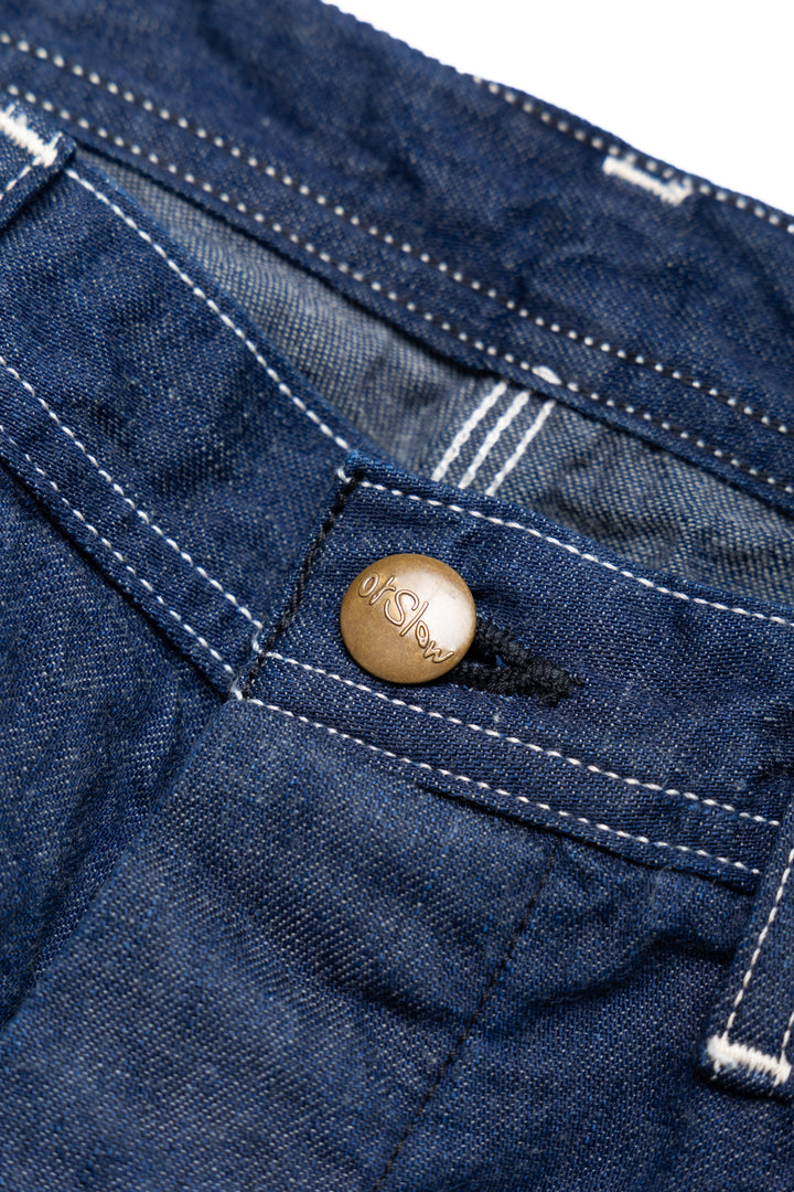Orslow Wide Fit 30's Painter Pants Denim - One Wash – BLUE IN