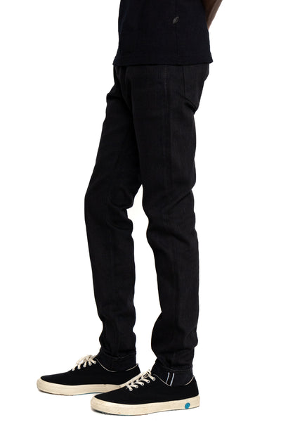 13oz Stretch Denim Relaxed Tapered - Double Black