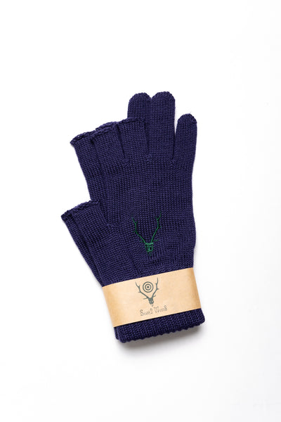 Glove W/A Knit - Purple