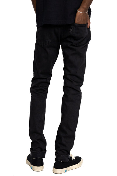 13oz Stretch Denim Relaxed Tapered - Double Black