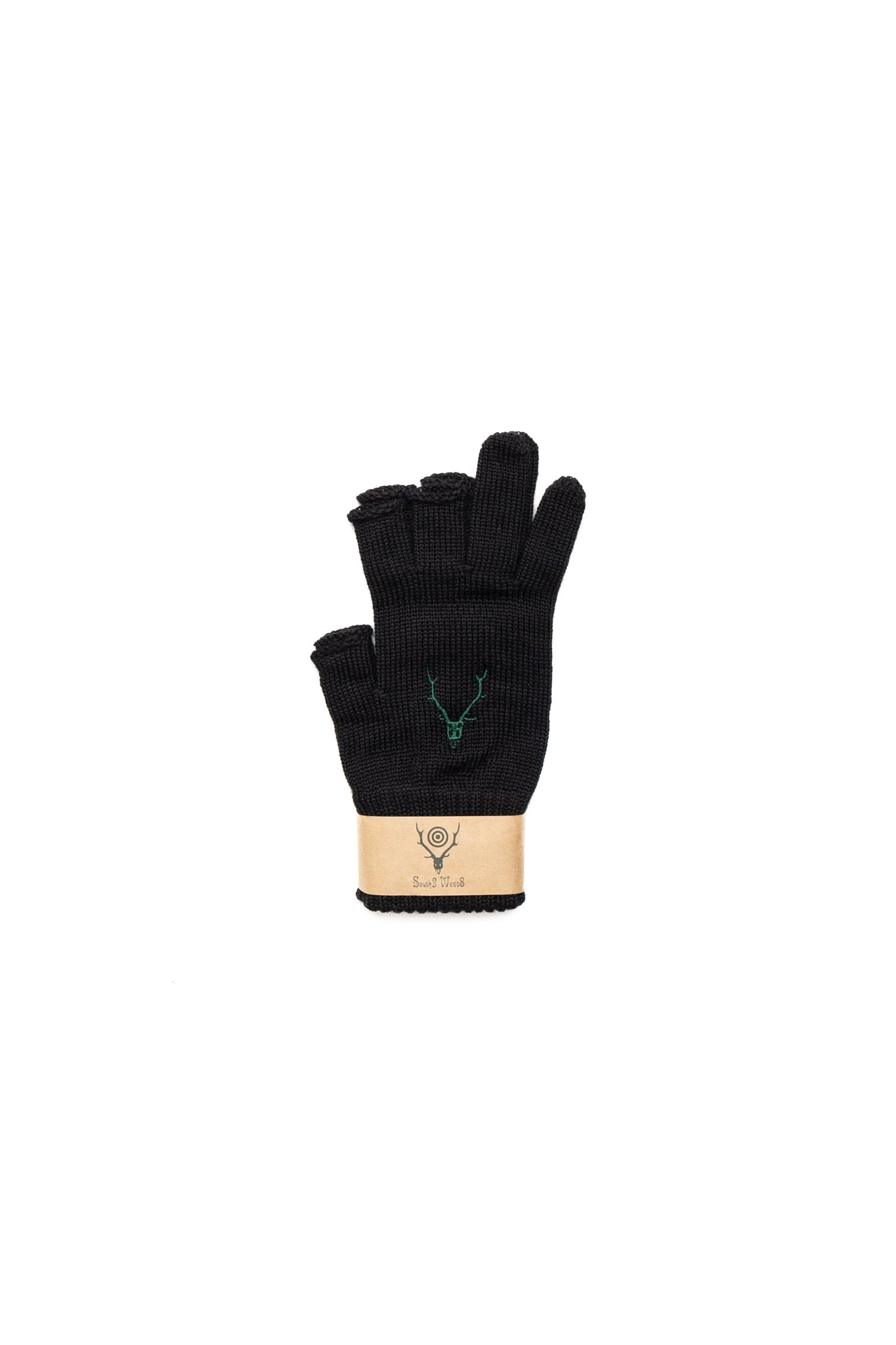 Glove W/A Knit - Black
