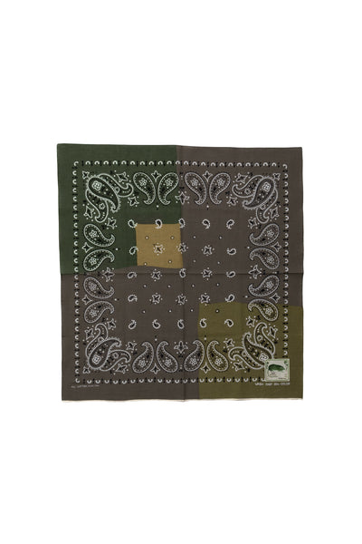 Fastcolor Selvedge Bandana (Paisley Patchwork)
