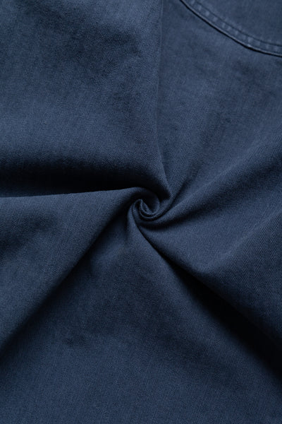 Herringbone Twill Summer Fatigue Pants - Navy