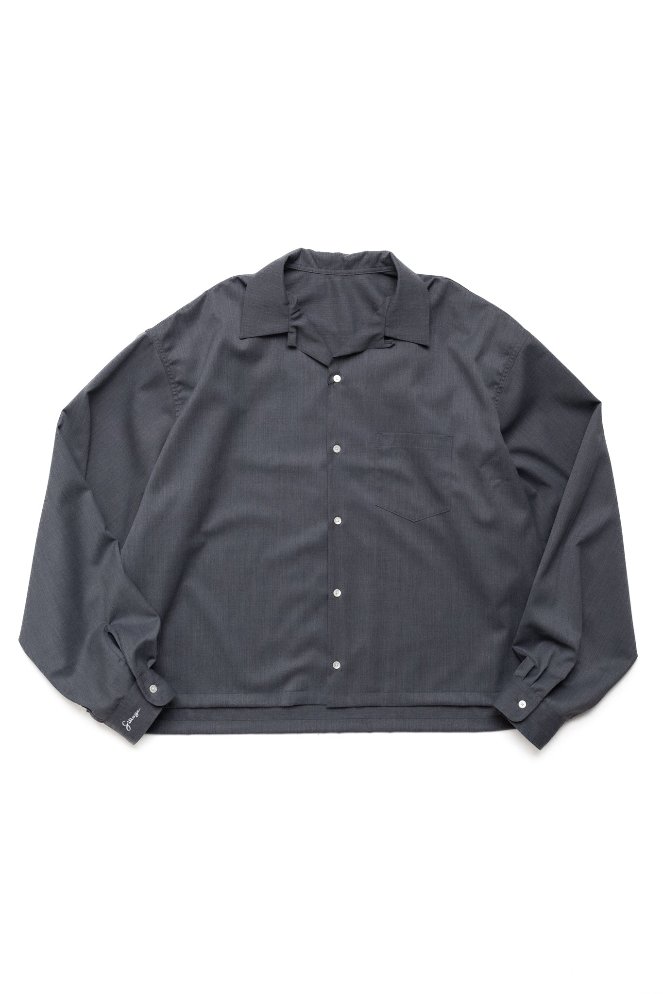 Overshirt Twill Grey