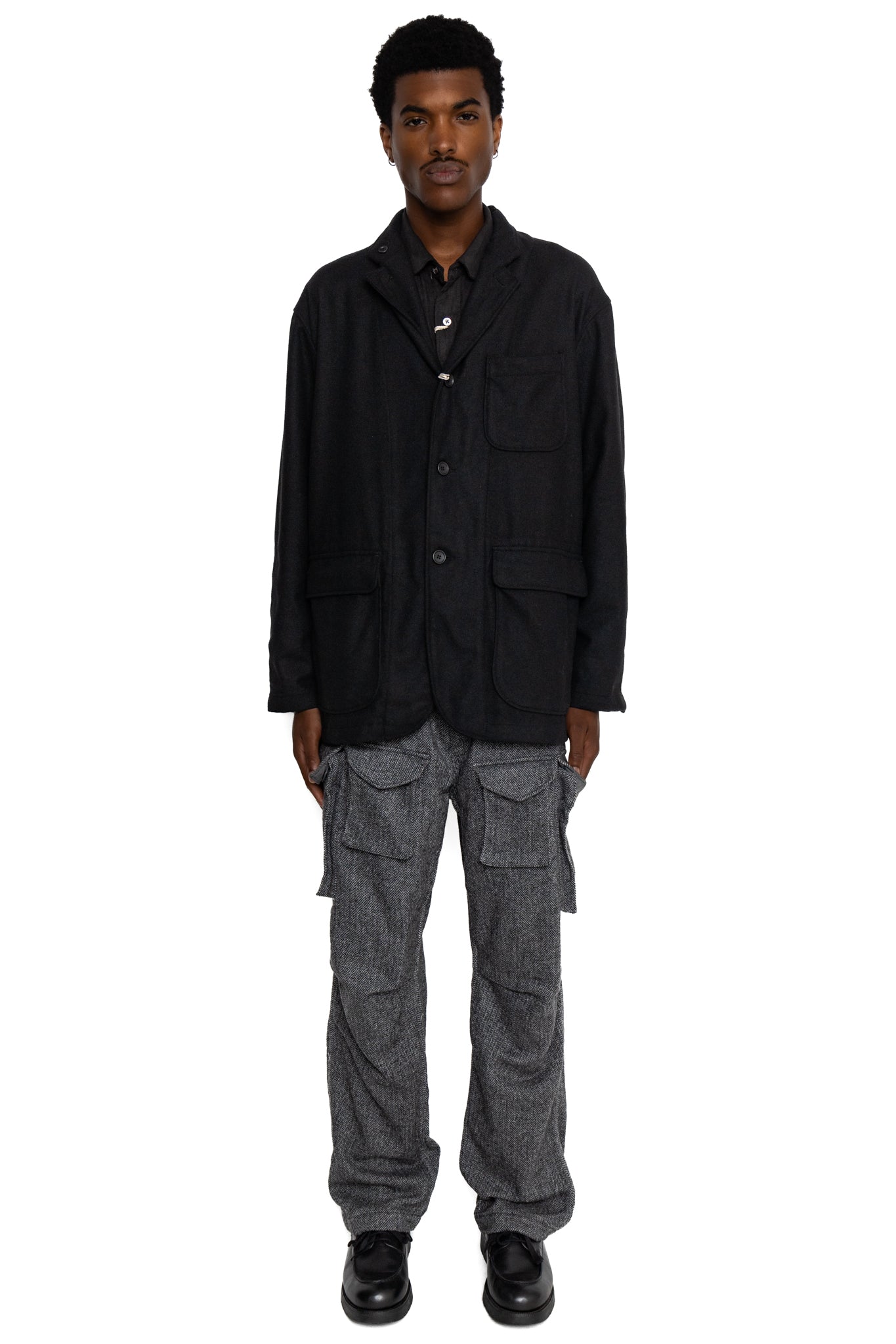 FA Pant Poly Wool Herringbone - Grey