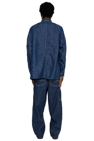 40's WWll Denim Coverall (Loose Fit)