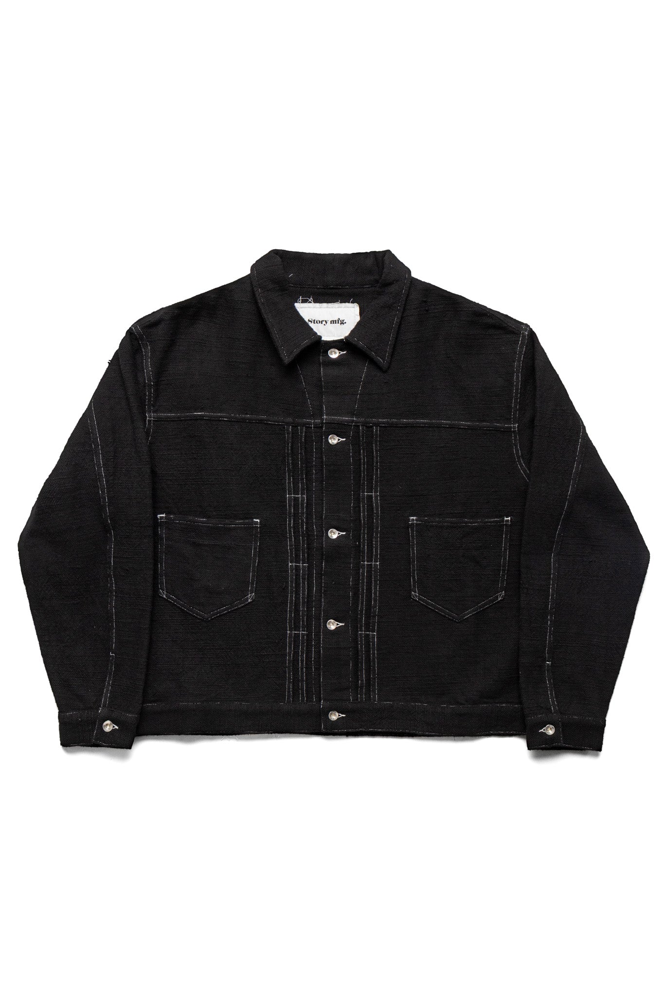 Sundae Jacket - Black Handloom