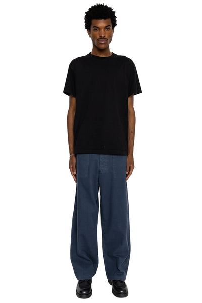 Herringbone Twill Summer Fatigue Pants - Navy