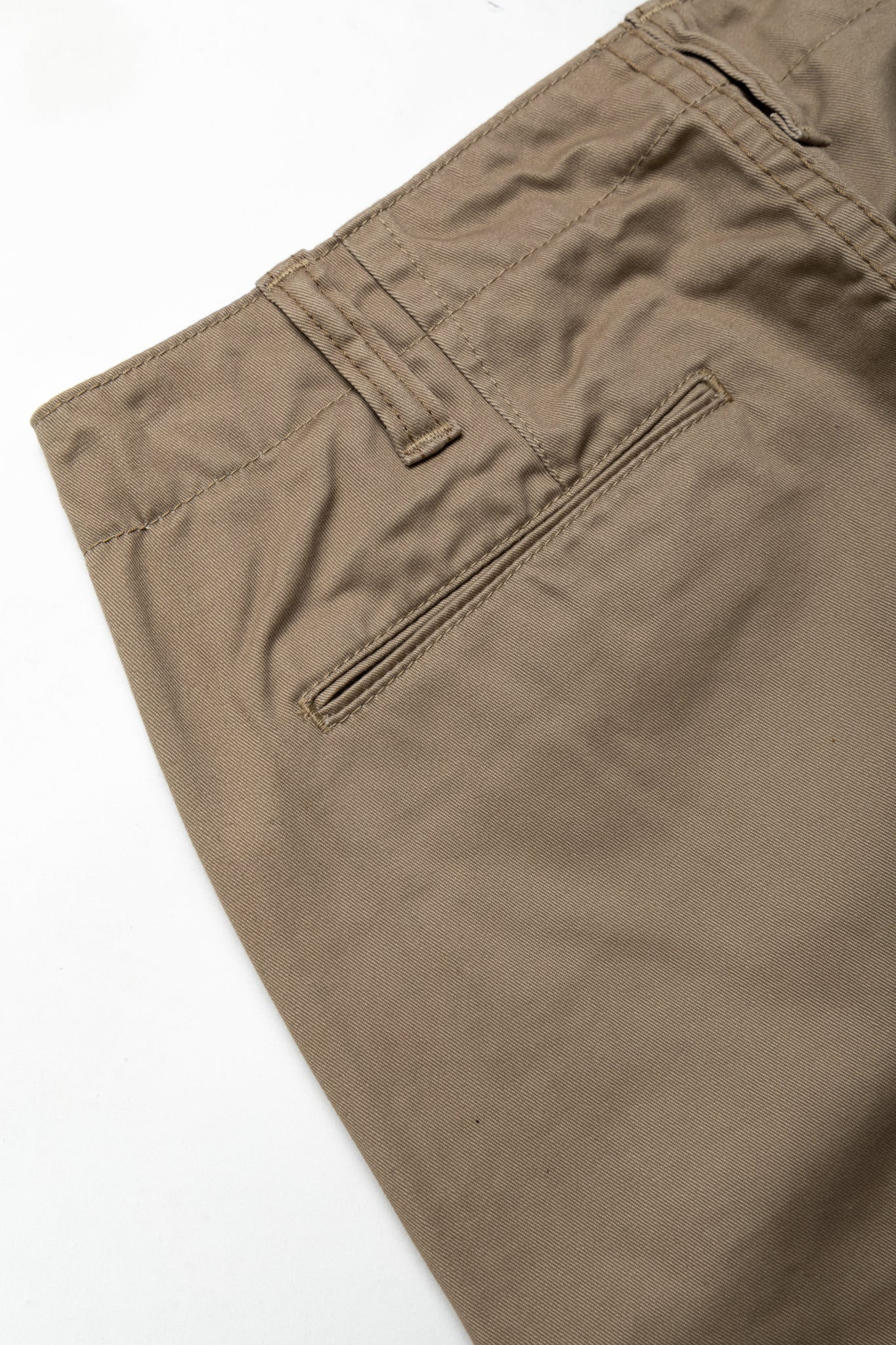 Worker's Chino High Density Twill Trousers - Beige