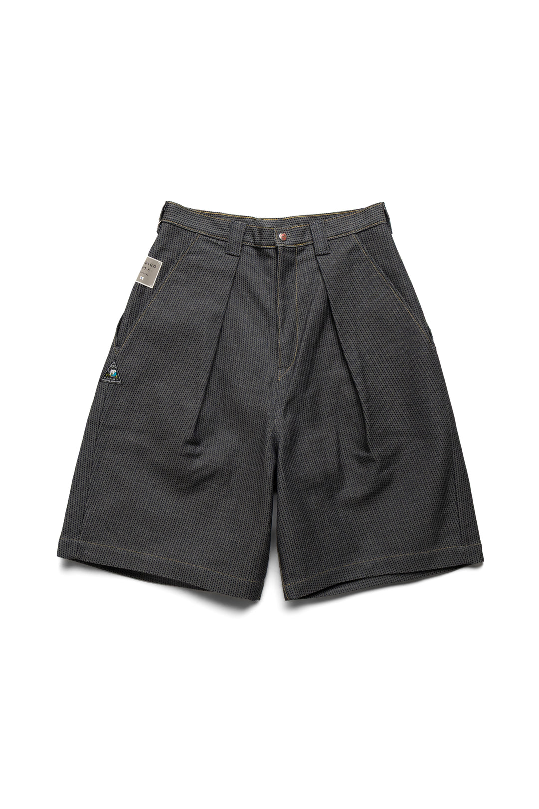 kapital センチュリー　ジョーツ　ショーツ　century jorts Kapital Century Denim KOME-KOME Jorts (Deep) - Sumi (N7S) – BLUE