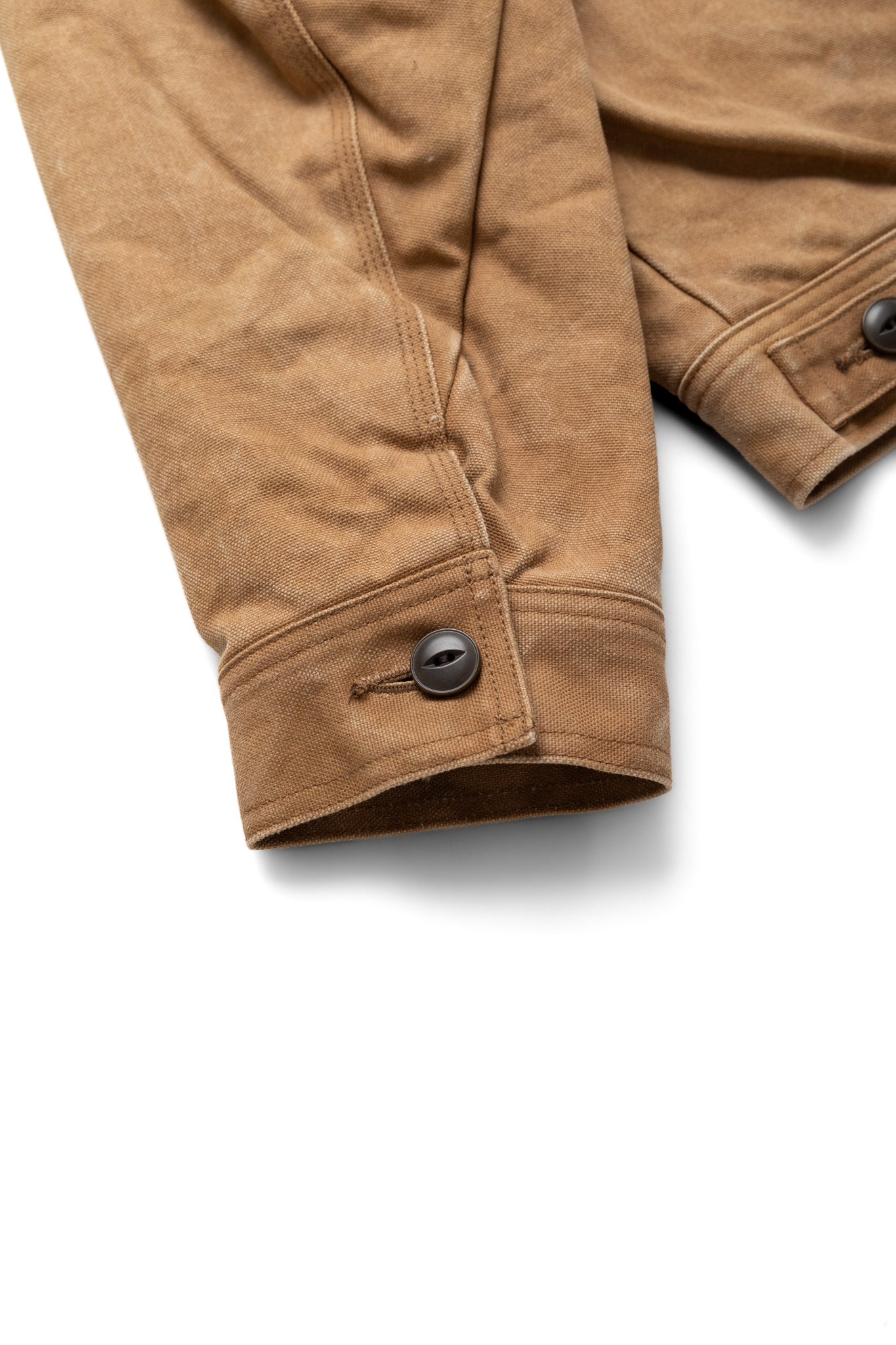 Zipped Work Jacket Duck Canvas/Kakishibu Paint - Dk. Brown