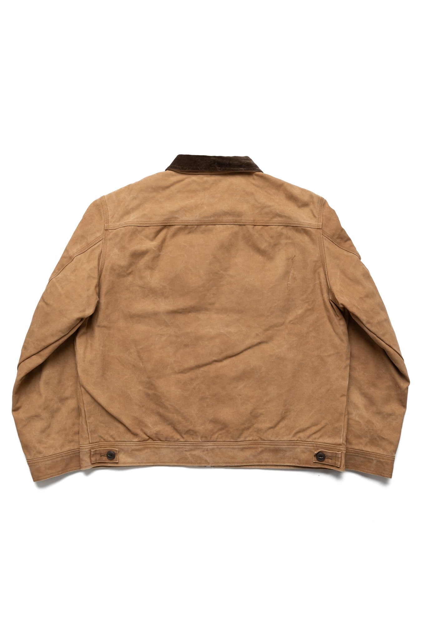 Zipped Work Jacket Duck Canvas/Kakishibu Paint - Dk. Brown