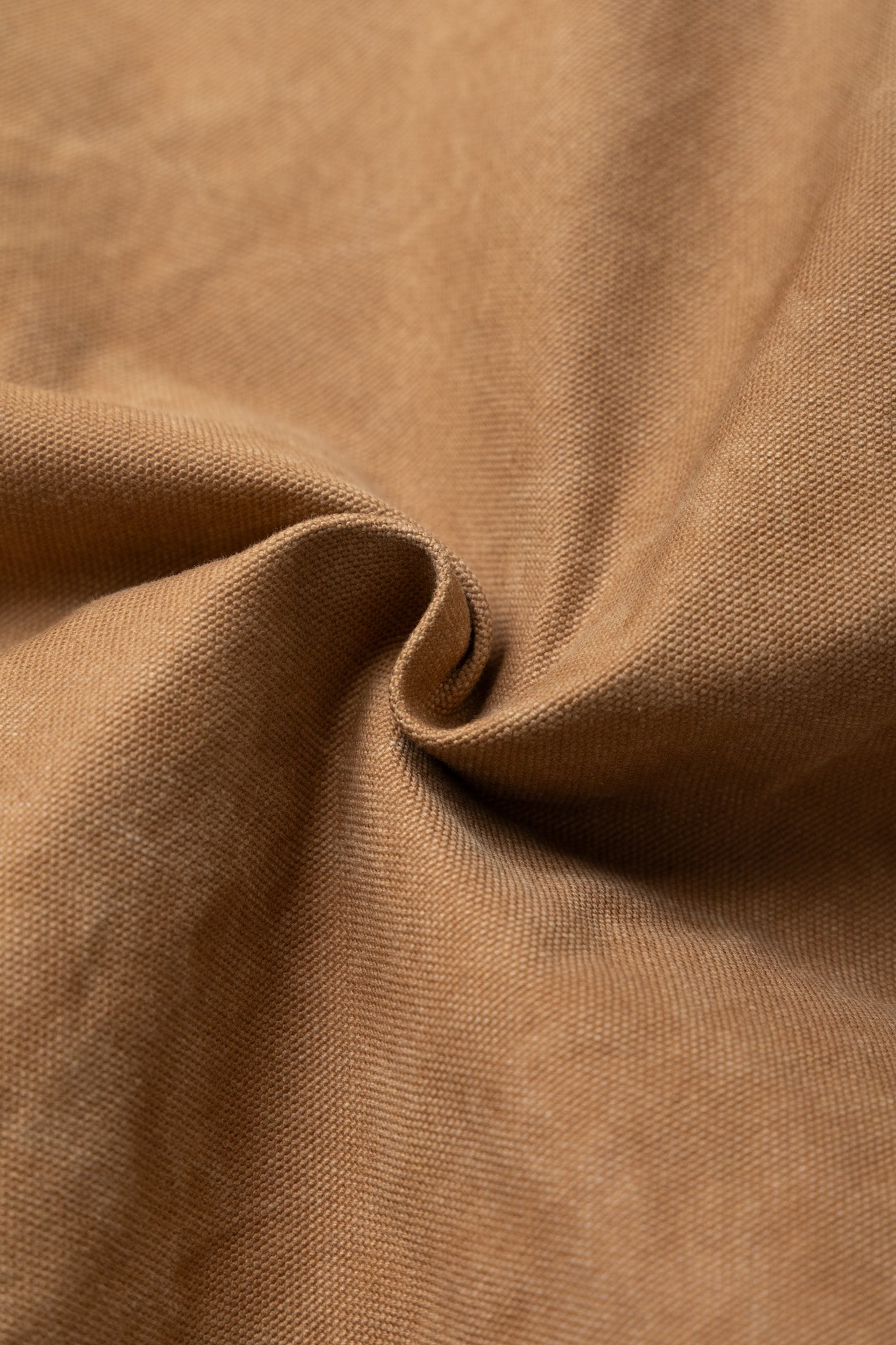 Zipped Work Jacket Duck Canvas/Kakishibu Paint - Dk. Brown