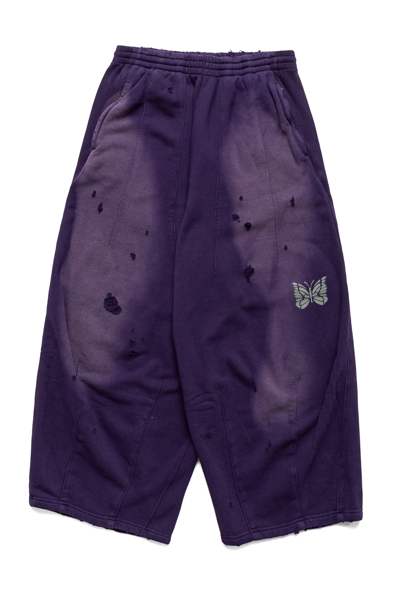 Deconstructed H.D. Sweat Pant Cotton French Terry - Purple