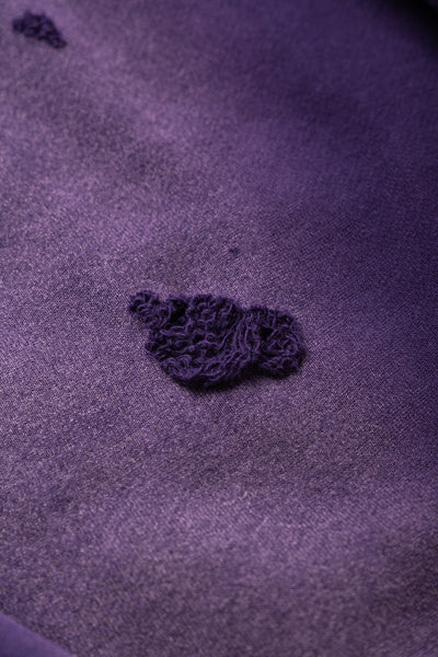 Deconstructed H.D. Sweat Pant Cotton French Terry - Purple